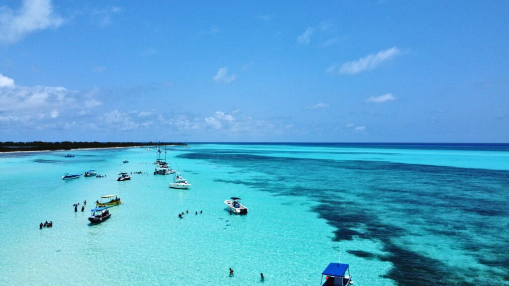 Vue drone d'El cielo, Cozumel