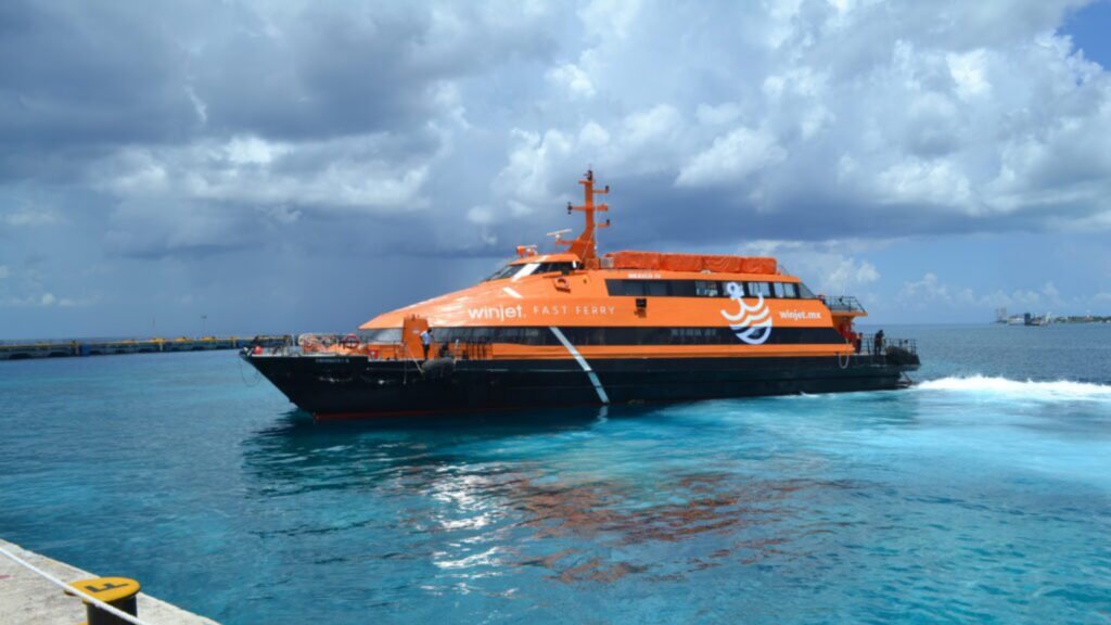 Ferry Winjet pour se rendre de Playa del Carmen à Cozumel
