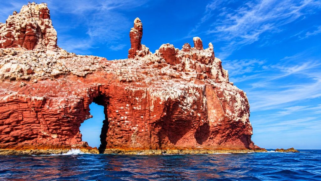 crique turquoise à Isla Espíritu Santo